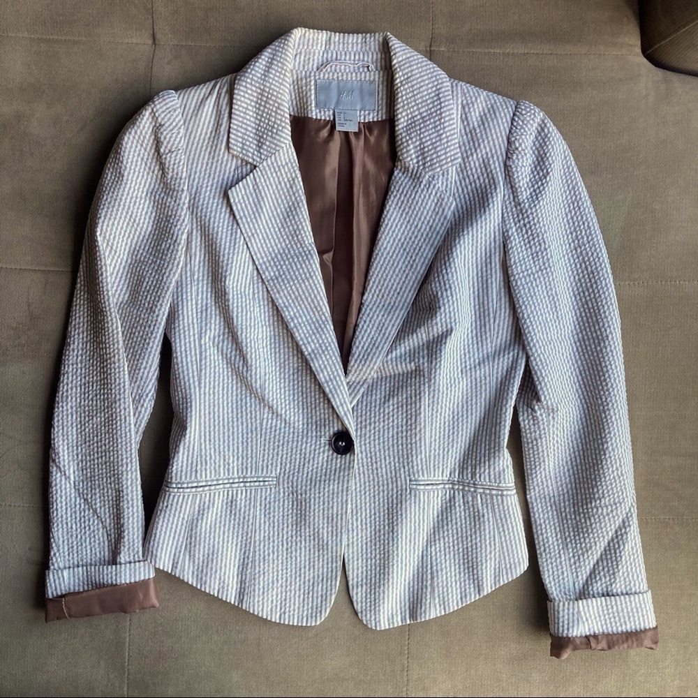 Striped blazer - H&M